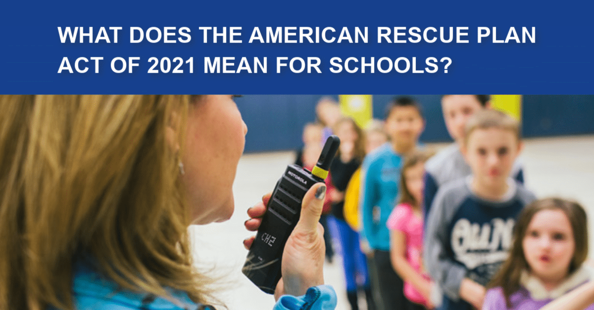 american rescue plan education fund