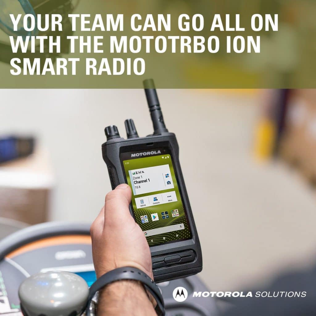 MOTOTRBO Ion Portable Smart Radio - Motorola Solutions